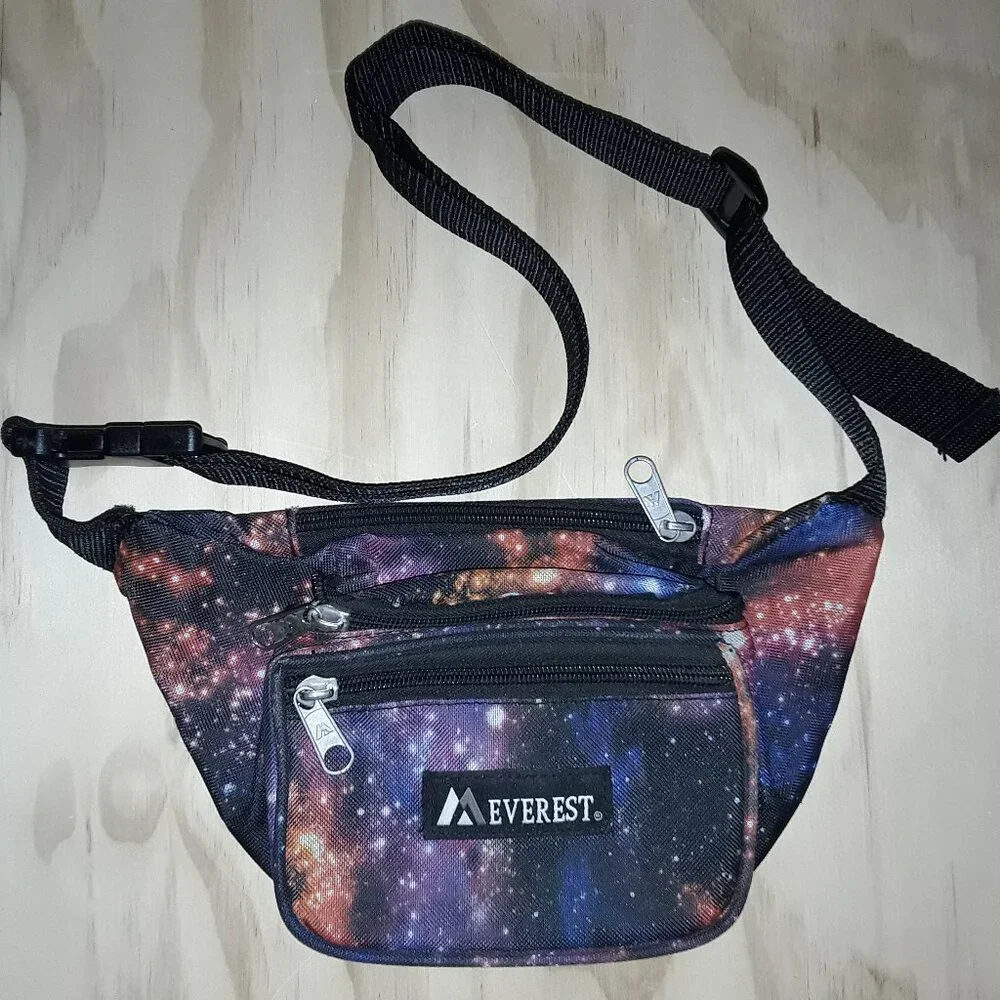 Everest | galaxy cosmic print | fanny pack | belt bag - Picture 1 of 14